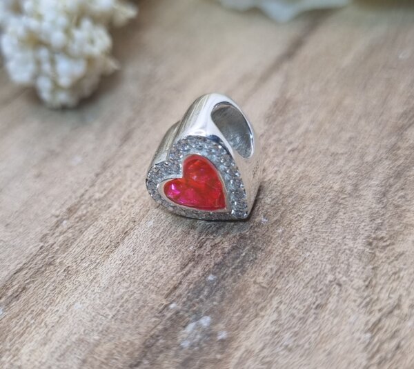 Ashes Heart Charm | Resin Memorial Jewellery | Aberdeenshire