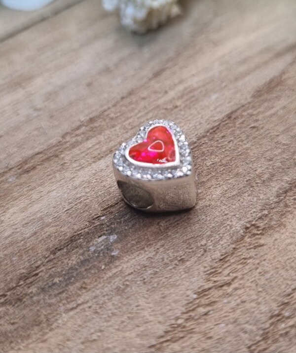 Memorial Heart Charm | Resin Memorial Jewellery | Aberdeenshire