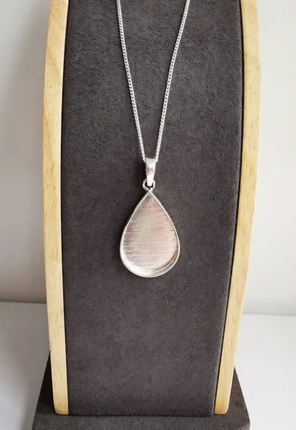 Large Tear Drop Memorial Pendant | Cremation Jewellery | Aberdeenshire