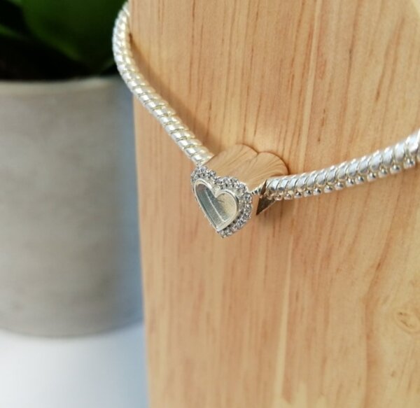 Heart Memorial Charm | Ashes Jewellery Aberdeenshire