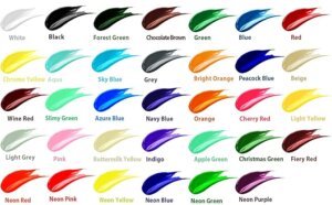 Opaque Colour Chart