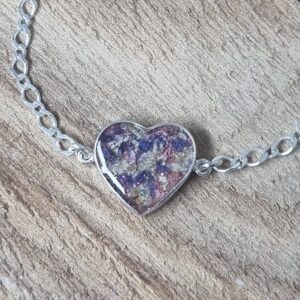 Heart Memorial Bracelet | ResinIt | Aberdeenshire