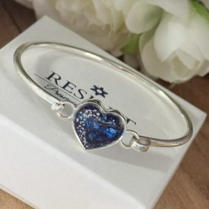 "Brenna" Heart Bangle