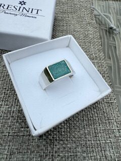 Sterling Silver Memorial Signet Ring