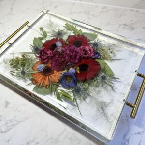 Flower Preservation Resin Tray