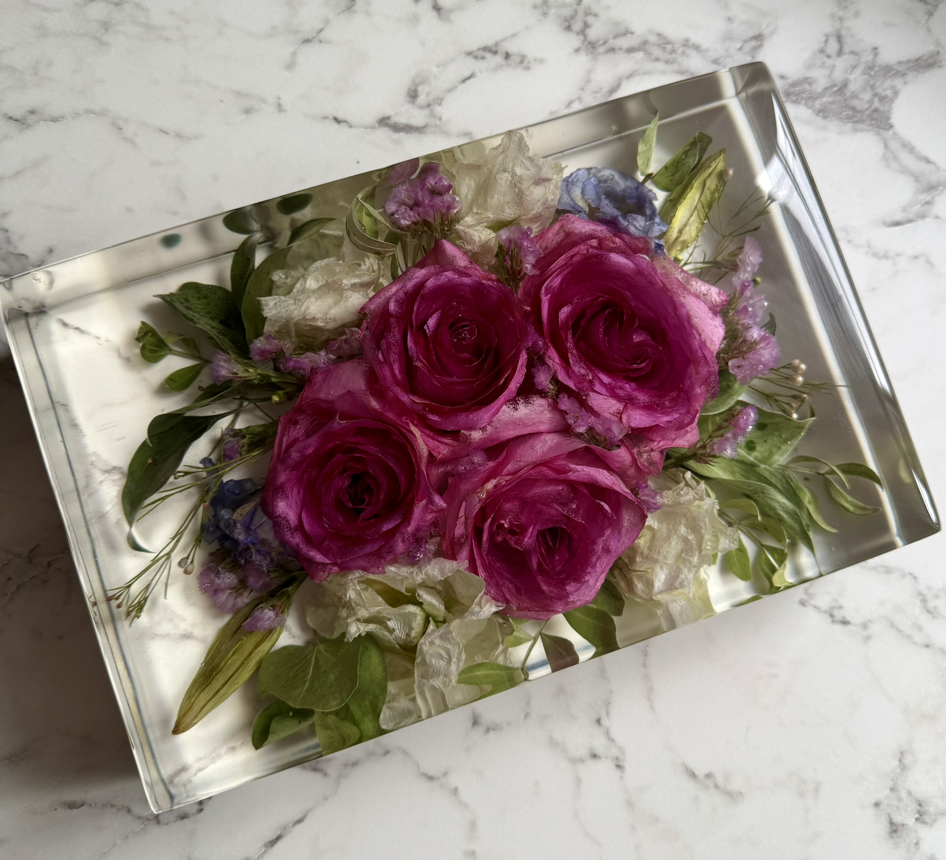 Rectangle Flower Preservation Block