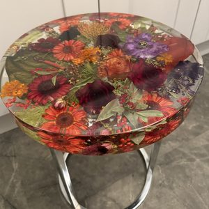 35cm Diameter Resin Side Table Top